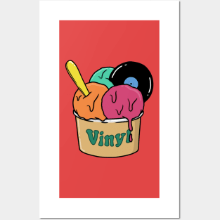 Ice Cream Record Posters and Art